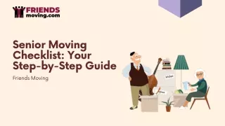 Senior Moving Checklist Your Step-by-Step Guide