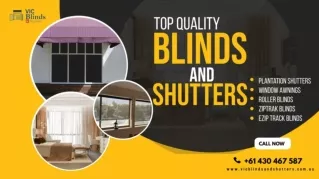 Top Quality Custom Blinds and Shutters in Melbourne