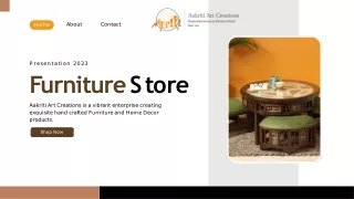 Aakriti.Store's Teak Creations: Where Art Meets Functionality