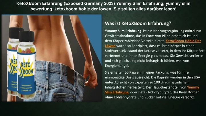 ketoxboom erfahrung exposed germany 2023 yummy