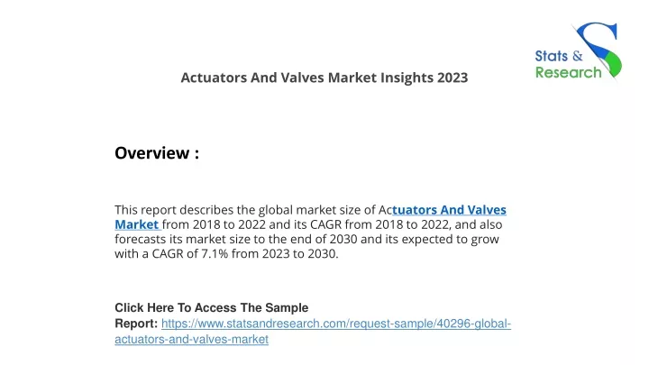 actuators and valves market insights 2023