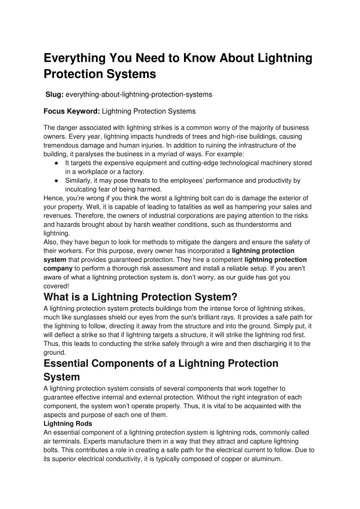everything you need to know about lightning