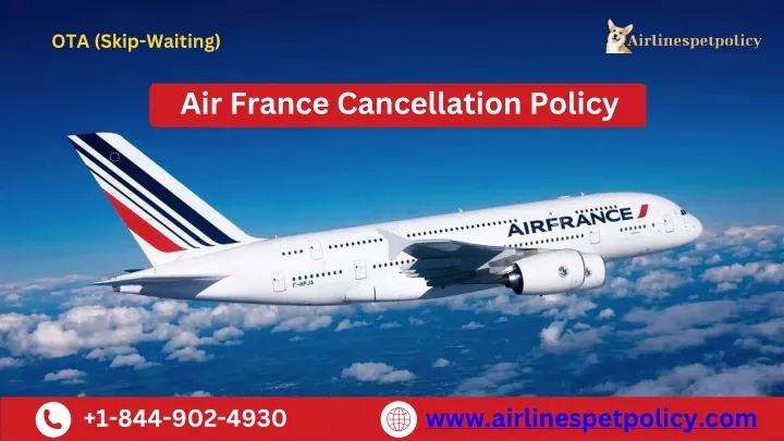 air france cancellation policy