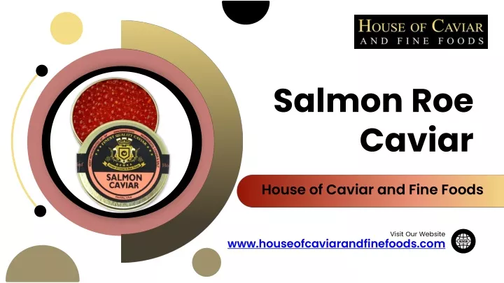 salmon roe caviar