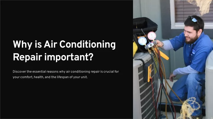 why is air conditioning repair important