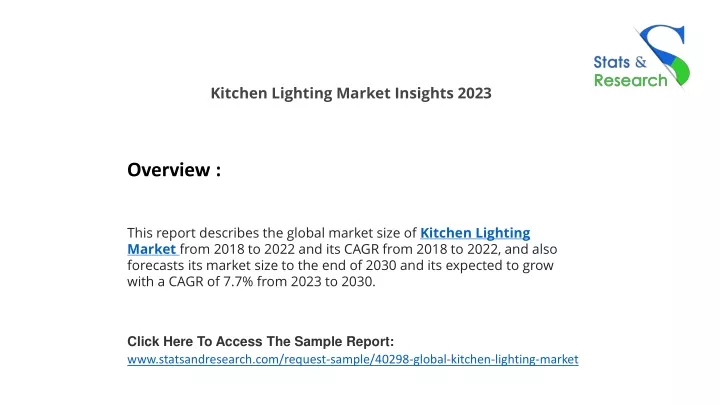 kitchen lighting market insights 2023