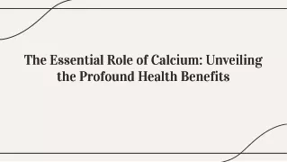 Unlocking the Health Benefits of Calcium: How to Get Enough