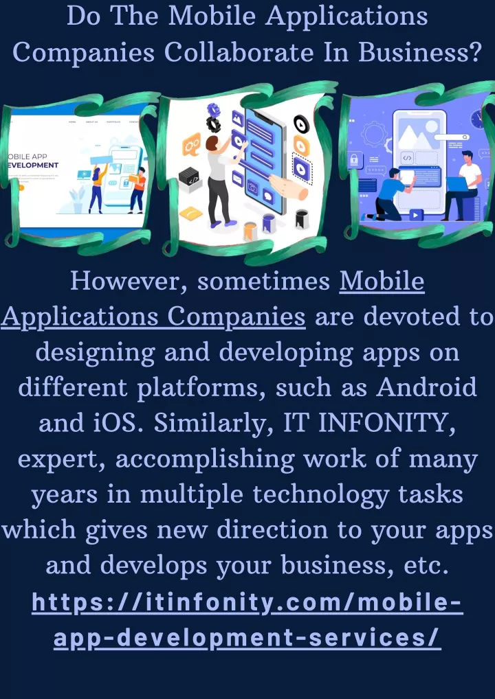 do the mobile applications companies collaborate