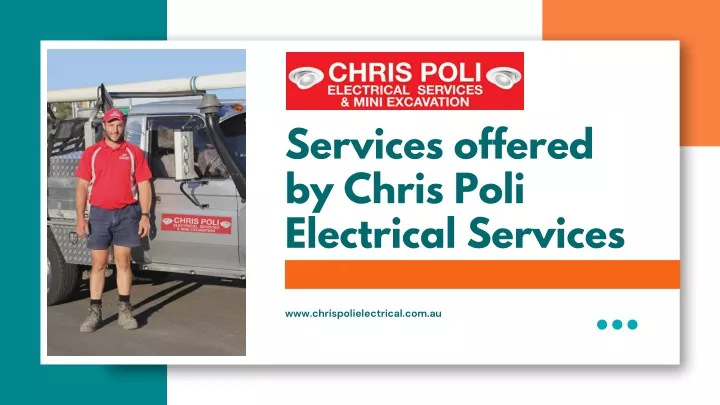 services offered by chris poli electrical services