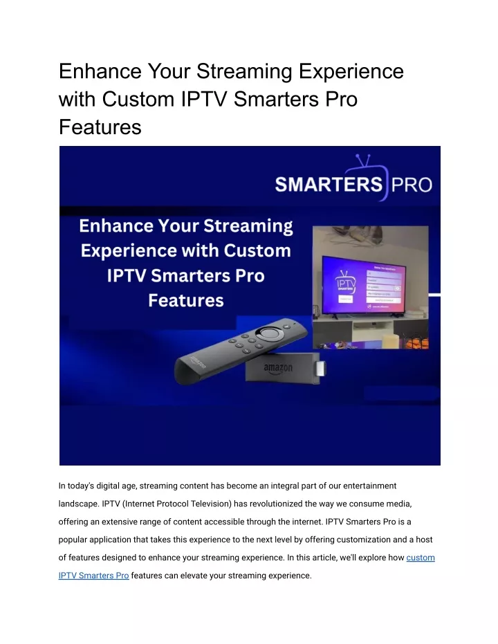 enhance your streaming experience with custom