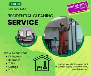 Residential Cleaning Services DC