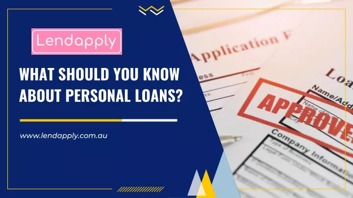 what should you know about personal loans