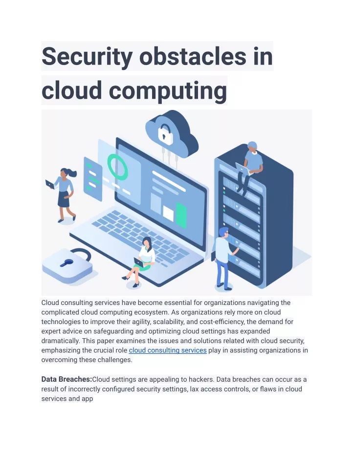 security obstacles in cloud computing