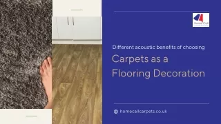 Different acoustic benefits of choosing carpets as a flooring decoration