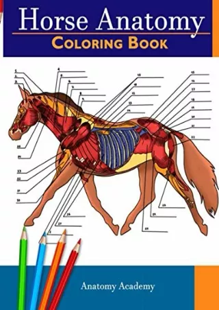 [READ DOWNLOAD] Horse Anatomy Coloring Book: Incredibly Detailed Self-Test Equine Anatomy