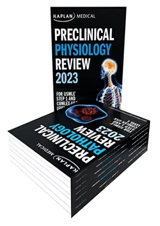 get [PDF] Download Preclinical Medicine Complete 7-Book Subject Review 2023: Lecture Notes for