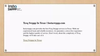tceq swppp in texas instaswppp com instaswppp