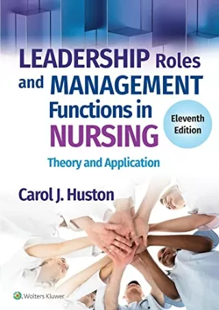 PDF_ Leadership Roles and Management Functions in Nursing: Theory and Application