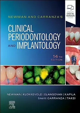 [PDF READ ONLINE] Newman and Carranza's Clinical Periodontology and Implantology