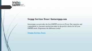 swppp services texas instaswppp com instaswppp