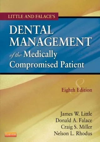 Read ebook [PDF] Dental Management of the Medically Compromised Patient - E-Book (Little,