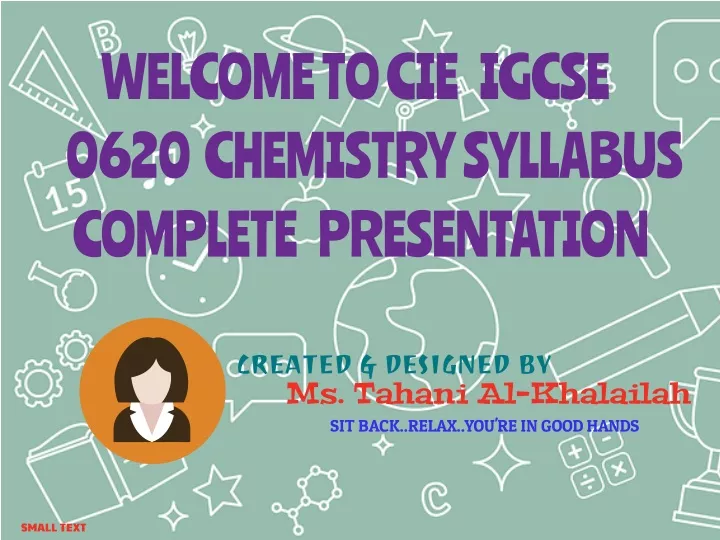 welcome to cie igcse 0620 chemistry syllabus