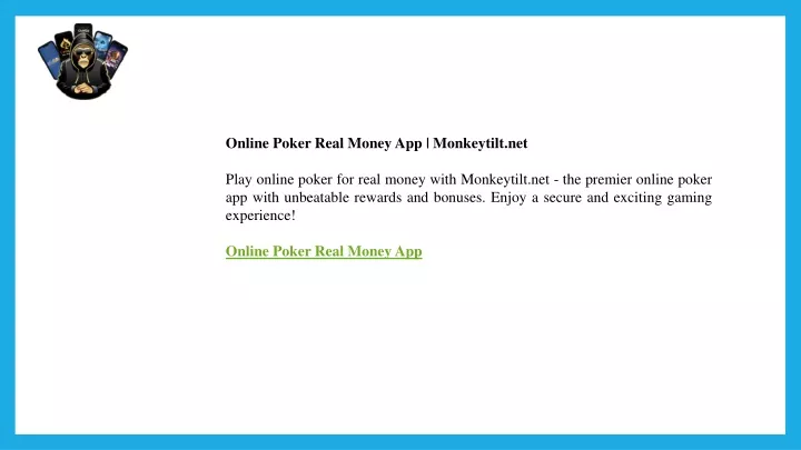 online poker real money app monkeytilt net play