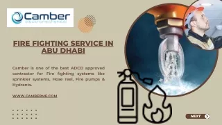 Find Fire Fighting Service in Abu Dhabi