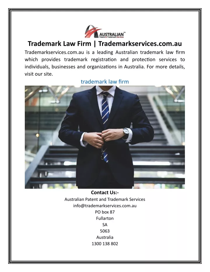 trademark law firm trademarkservices