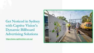 Get Noticed in Sydney with Captive Vision's Dynamic Billboard Advertising Solutions