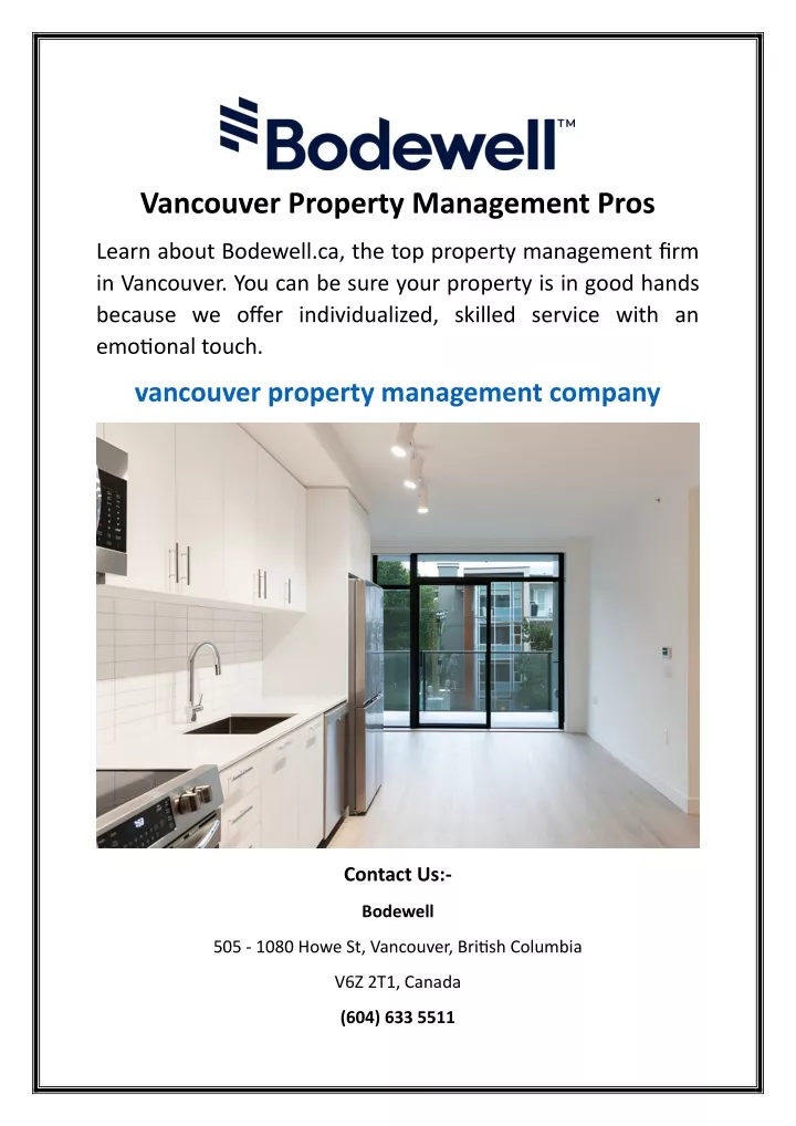 vancouver property management pros