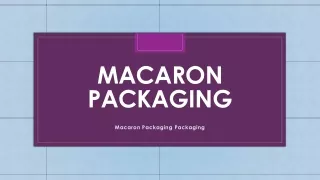 macaron packaging