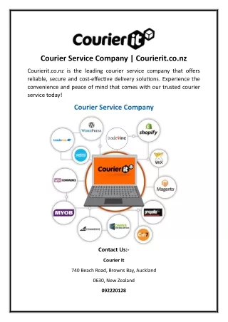 Courier Service Company | Courierit.co.nz