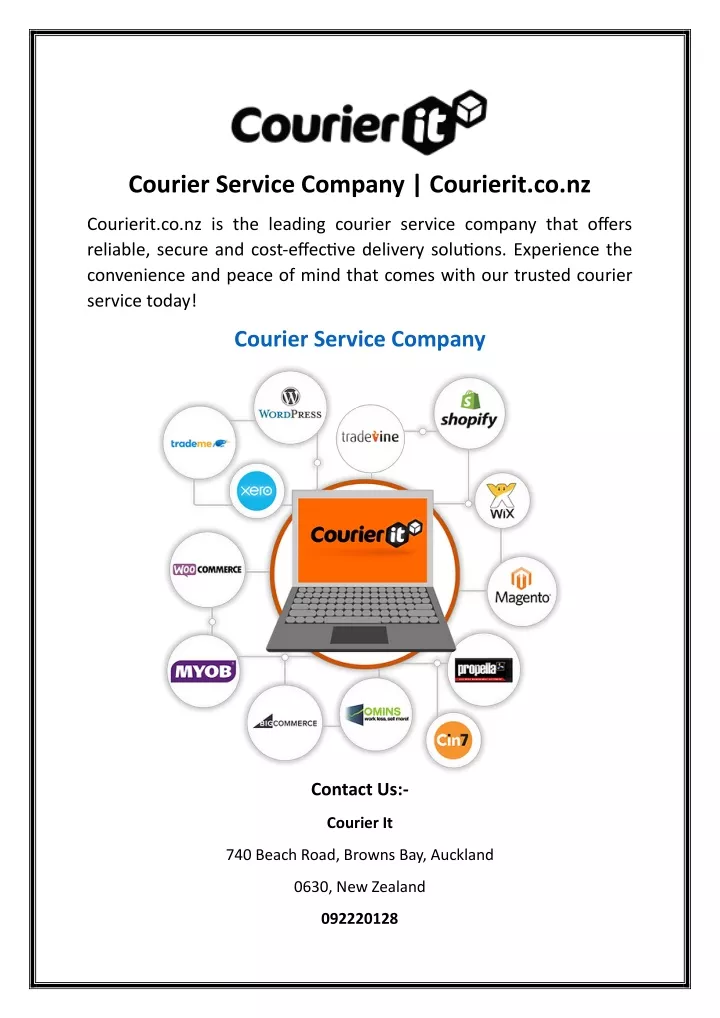 courier service company courierit co nz