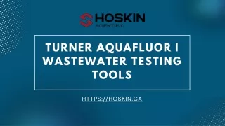 Turner Aquafluor - Wastewater Testing Tools