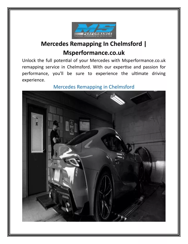 mercedes remapping in chelmsford msperformance
