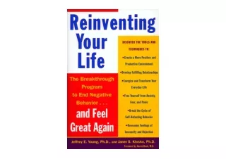 Kindle online PDF Reinventing Your Life The Breakthrough Program to End Negative