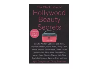 PDF read online The Black Book of Hollywood Beauty Secrets free acces