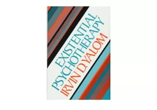 PDF read online Existential Psychotherapy unlimited