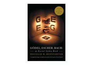 Download Gödel Escher Bach An Eternal Golden Braid free acces