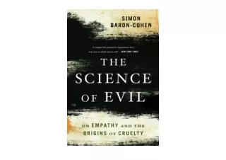 PDF read online Science of Evil free acces