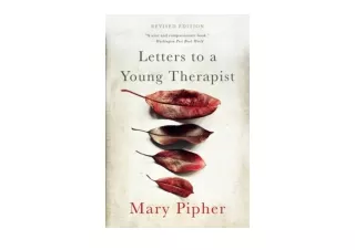 PDF read online Letters to a Young Therapist for ipad