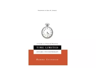 Ebook download Time limited Dynamic Psychotherapy A Guide To Clinical Practice u