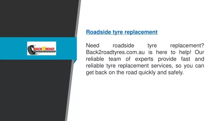 roadside tyre replacement need roadside tyre