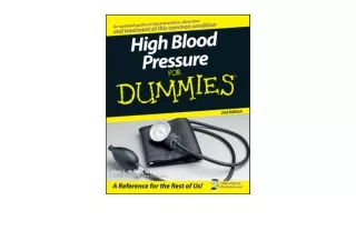 Download High Blood Pressure for Dummies for ipad