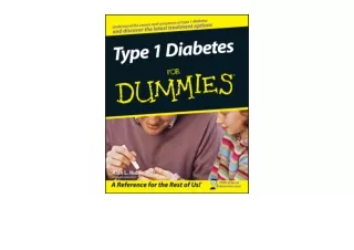 Kindle online PDF Type 1 Diabetes For Dummies for ipad