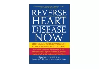 Download Reverse Heart Disease Now Stop Deadly Cardiovascular Plaque Before Its