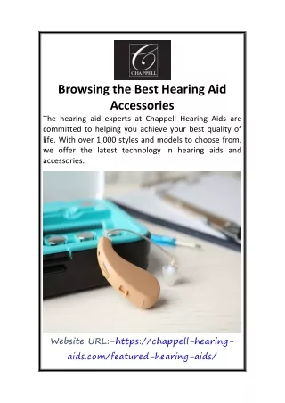 Browsing the Best Hearing Aid Accessories