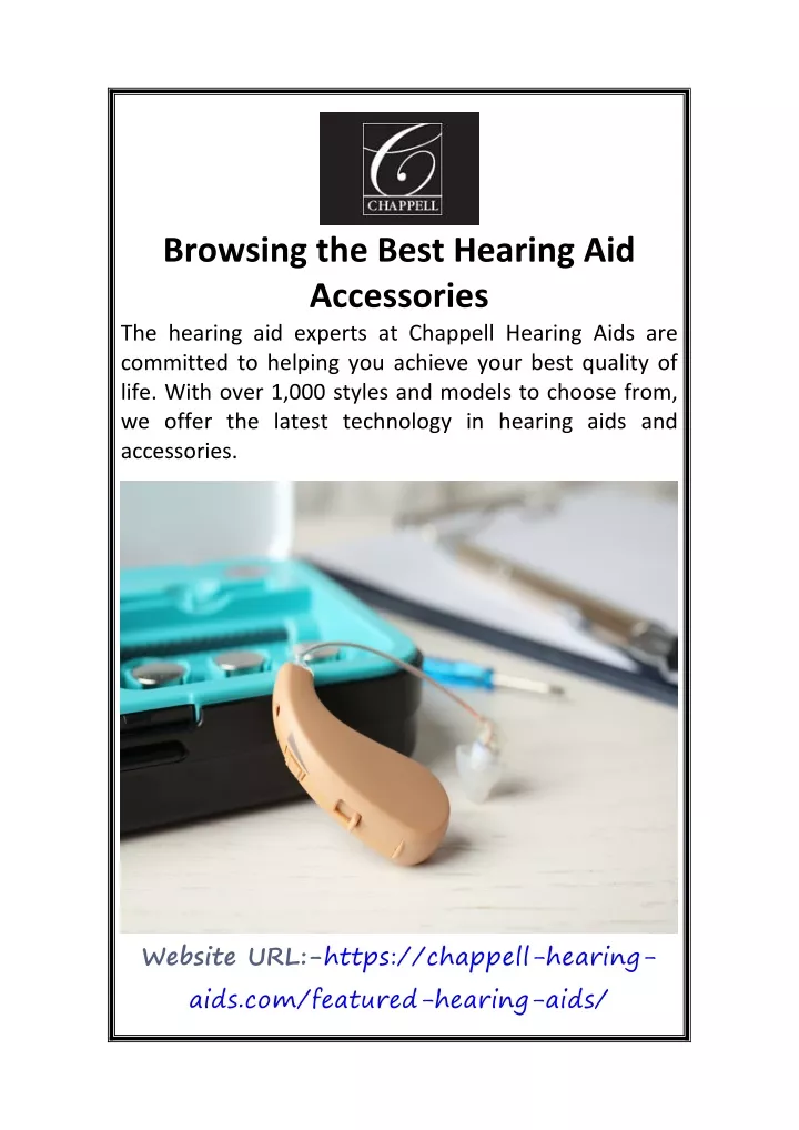 browsing the best hearing aid accessories