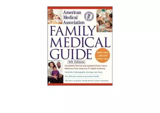 Kindle online PDF American Medical Association Family Medical Guide 4th Edition